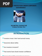 Download INVESTOR PROTECTION UNDER CORPORATE GOVERNANCE by Soumitra Chawathe SN35874585 doc pdf