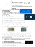 Osciloscópio Física Química Sinal