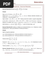 Sequências - Exercícios Resolvidos