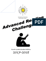 4th Grade 2017-2018 Advanced Reading Challenge Student Packet