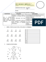 English Exam 1 - 2 Unidad