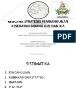 Rencana Strategis Kesehatan Gizi dan KIA