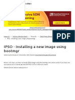 6.IPSO - Installing a New Image Using Bootmgr