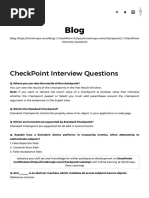 9.advanced CheckPoint Interview Questions and Answers 2017