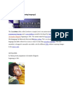 Linoleum programming language overview