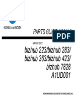 Bizhub423 - 363 - 283 - 223 PartsManual PDF