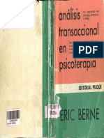 Analisis Transaccional en Psicoterapia Eric Berne