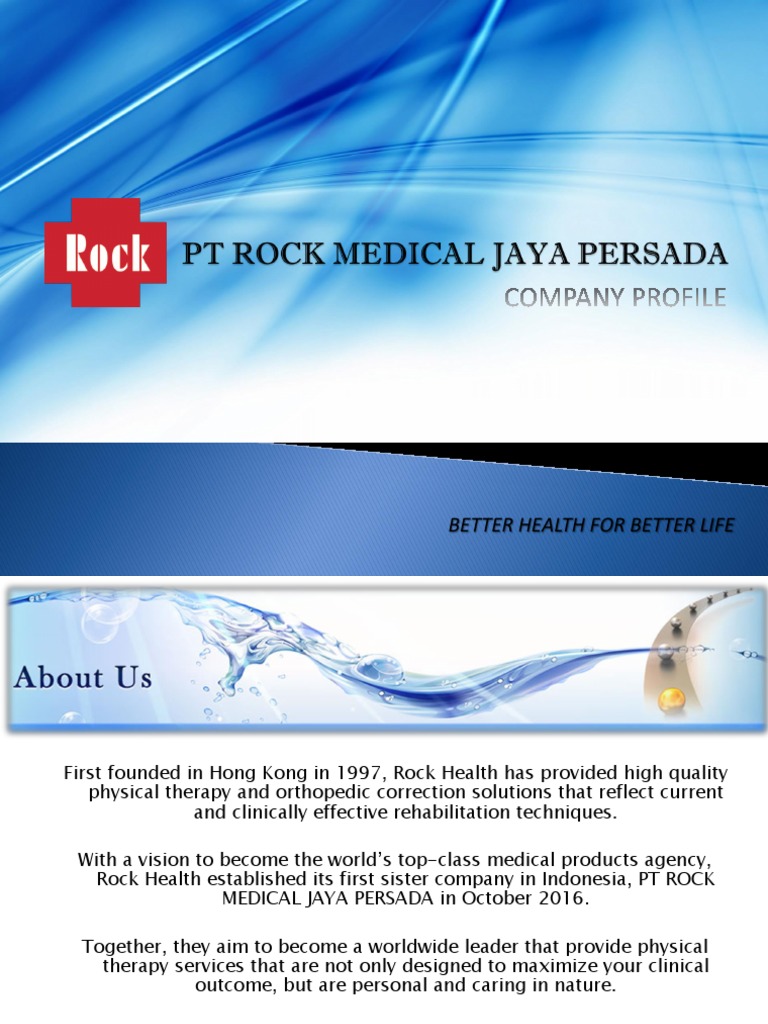 PT Rock Medical Company Profile | PDF | Physical Therapy | Knee