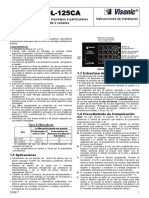DL125C DL125CA Spanish Installer Guide DS58171 PDF