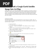 Add A Google Earth Satellite Image Into ArcMap