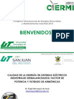 Calidad de La Energía en Sistemas Eléctricos Industriales