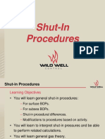 Shut-In Procedures Overview