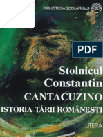 Cantacuzino C-tin - Istoria tarii romanesti (Aprecieri).pdf