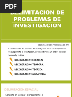 Delimitacion Problema