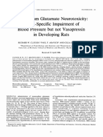 Monosodium Glutamate Neurotoxicity: A Sex-Specific Impairment of Blood Pressure But Not Vasopressin in Developing Rats