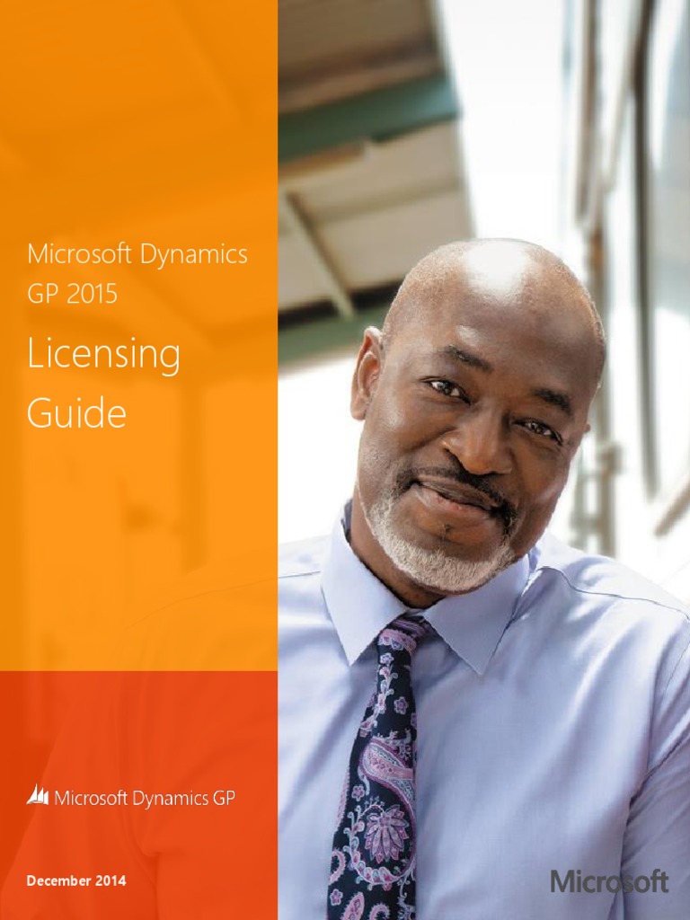Microsoft Dynamics GP 2015 Licensing Guide PDF | PDF | Software As A ...