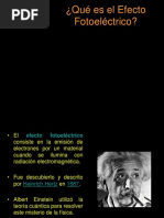 efecto fotoelectrico