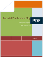 Download Tutorial Membuat Blog dengan Wordpress by Supriyanto SN35877225 doc pdf