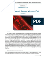 Artículo Epidemiología de La Diabetes en El Perú