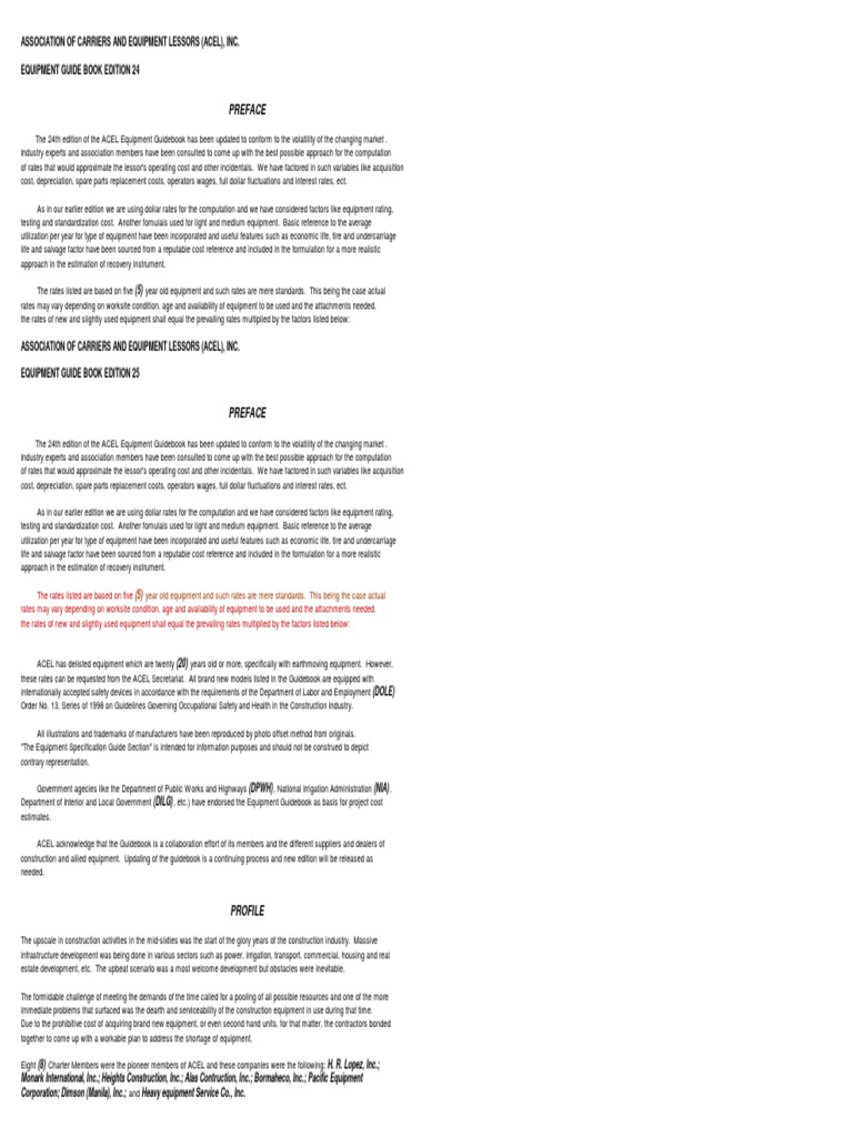 Acel 2009 | PDF | Crane (Machine) | Heavy Equipment