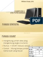 Fungsi Statistik Excel