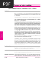 Technical Information: Identifying and Correcting Temperature Control Problems