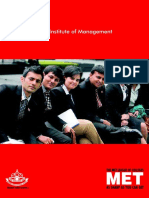 MET Institute of Management - Brochure