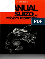 El Manual Suizo Del Relojero Reparador PDF