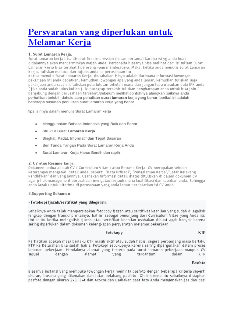 Contoh Surat Lamaran Alfamidi - Dokter Hani