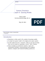 Systems Simulation Chapter 6 Queuing Mod PDF