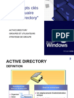 Les Concepts Cles de Windows AD