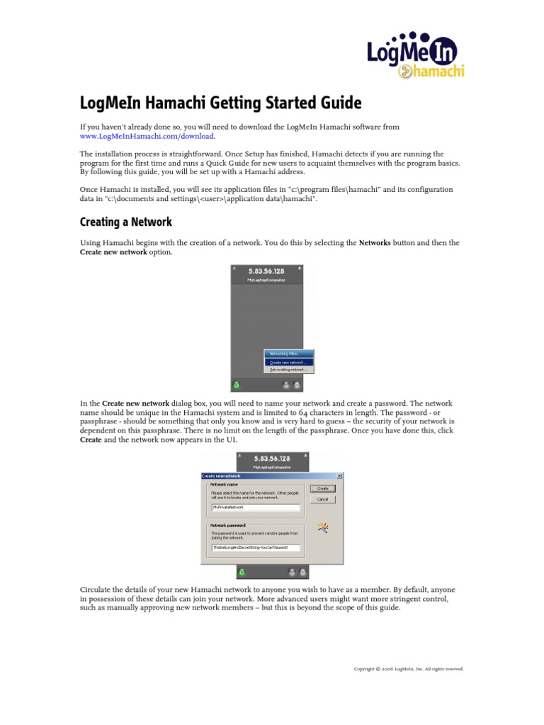 Hamachi Network Interface : Télécharger LogMeIn Hamachi (gratuit ...