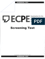 ECPE 2017 Screening Test