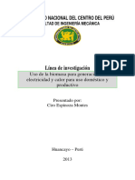 Uso biomasa generar electricidad calor