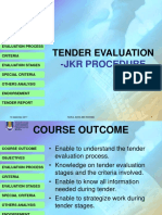 Tender Evaluation Procedure