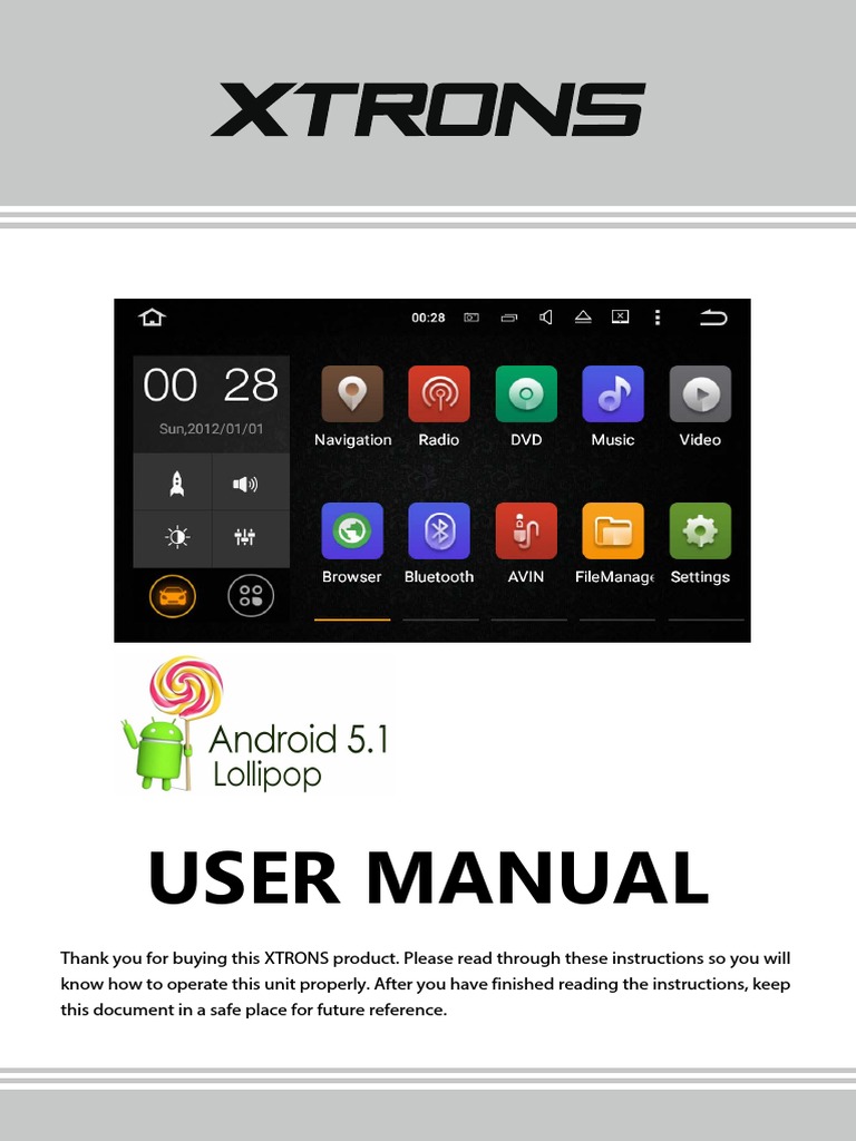 Android5.1CarStereoUserManual.pdf I Phone Wi Fi