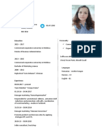 CV Exemple