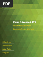 William Gropp, Torsten Hoefler, Rajeev Thakur, Ewing Lusk Using Advanced MPI Modern Features of The Message-Passing Interface