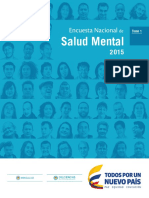 Encuesta Nacional de Salud Mental 2015