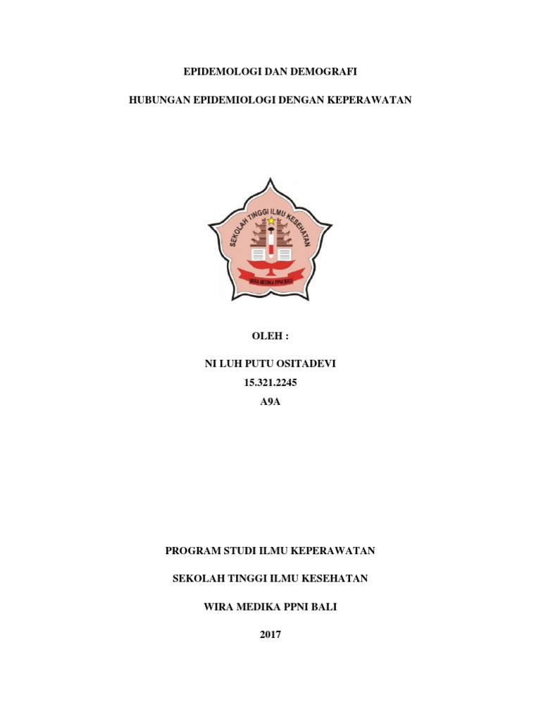 Hubungan Epidemiologi Dengan Keperawatan