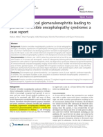 Case Report Acute PSGN Encephalopathy