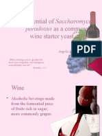 The Potential of Saccharomyces Wine Starter Yeast Culture.: Paradoxus As A Commercial