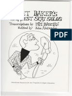 Chet Baker's Greatest Scat Solos PDF