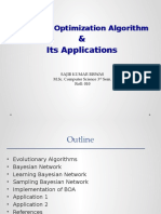 Colloquium - Bayesian Optimization Algorithm - Sajib Kumar Biswas