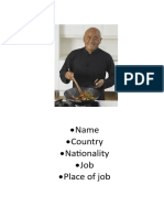 Name Country Nationality Job Place of Job