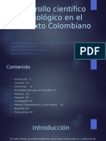 Desarrollo Científico y Tecnológico en El Contexto Colombiano