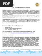 Plano de Sono Nina - 10 Meses