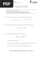 Solving ODEs in MATLAB PDF | PDF | Ordinary Differential Equation ...