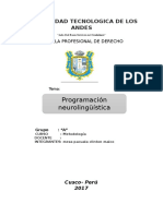 Monografia P.neurolinguistica PNL