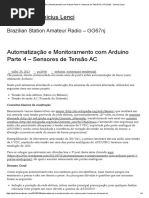 Automatização e Monitoramento Com Arduino Parte 4 – Sensores de Tensão AC _ PU2VLW - Vinicius Lenci